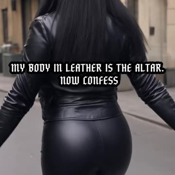 Black leather, black heart