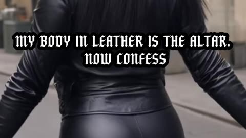 Black leather, black heart