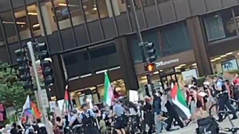 Domestic and foreign extremists protested for Iran while calling for Intifada in Chicago.
