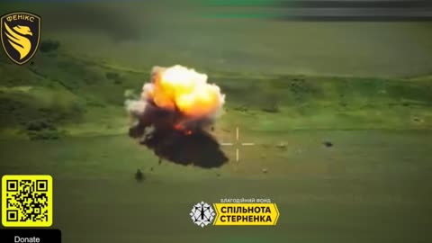 🔥 The spectacular destruction of an enemy tank in the Donetsk region!