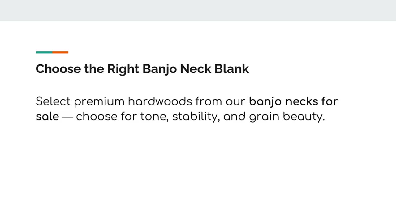 Build the perfect banjo neck with Exotic Wood Zone’
