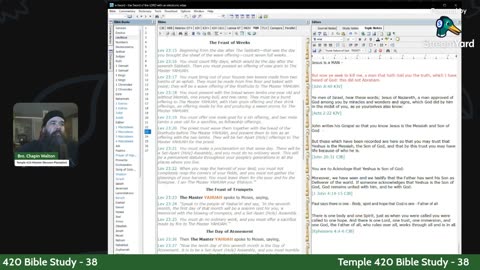 Temple 420 Bible Study 38 - Lev 22-24 & Matt 18-21