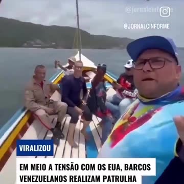 Brigada marítima do Maduro patrulhando o mar venezuelano...
