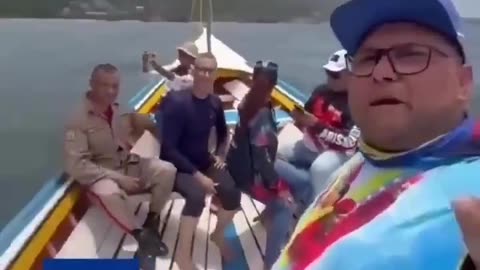 Brigada marítima do Maduro patrulhando o mar venezuelano...