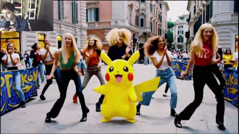 Outtake #3,012 Of Pikachu The Pokemon Dancing With Women In Rome, Italy Fake Funny Parody Video