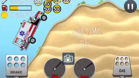Hill Climb Racing, Monster Truck, Mars, 1,597m