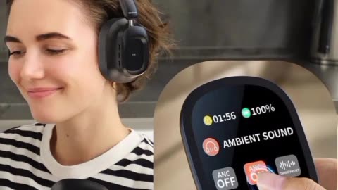 Siindoo Hybrid Noise Cancelling Headphones | 66 hours of backup, great base and touchscreen!