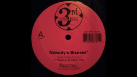 3rd Degree (BROOKLYN NYC) - Nobody's Bizness 1996 HD