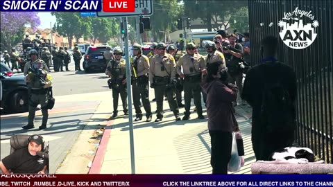 LIVE ICE PROTEST CLASHES W/ FBI HSI AND DEA #PROTEST #LA #DTLA #POLICE