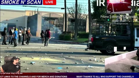 LIVE ICE PROTEST CLASHES W/ FBI HSI AND DEA #PROTEST #LA #DTLA #POLICE