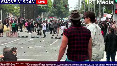 LIVE ICE PROTEST CLASHES W/ FBI HSI AND DEA #PROTEST #LA #DTLA #POLICE