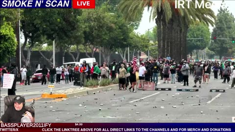LIVE ICE PROTEST CLASHES W/ FBI HSI AND DEA #PROTEST #LA #DTLA #POLICE