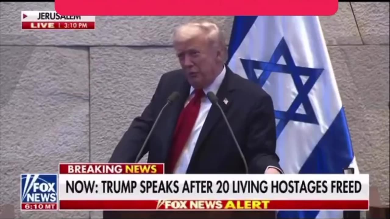 President Trump calling out the Zionists