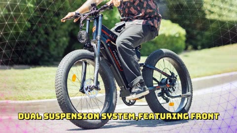 FREESKY M-520E Electric Bike 1200W Motor 48V 41AH Battery 26*4.0 Fat Tire Electric Bicycle