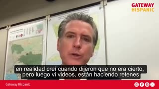 Newsom silent on riots, targets ICE instead.