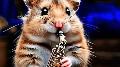 #ia #hamster #sax #pets #saxophone🎷