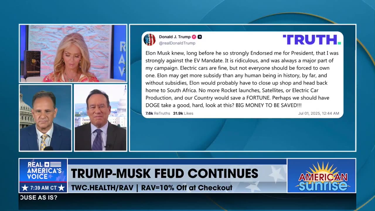 TRUMP-MUSK FEUD ESCALATES... AGAIN