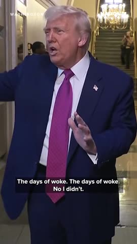 The days of woke are over