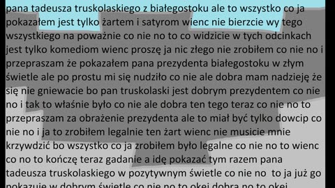 Bloki Kultury odcinek 507 Tadeusz Truskolaski czesc 5