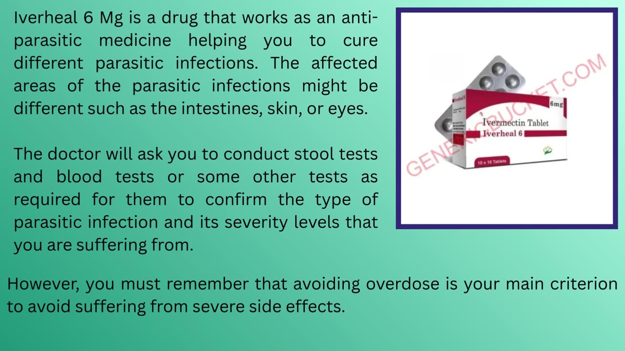 Iverheal 6 (Ivermectin 6mg)