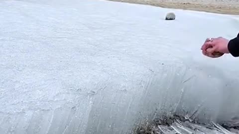 It freezes over in winter