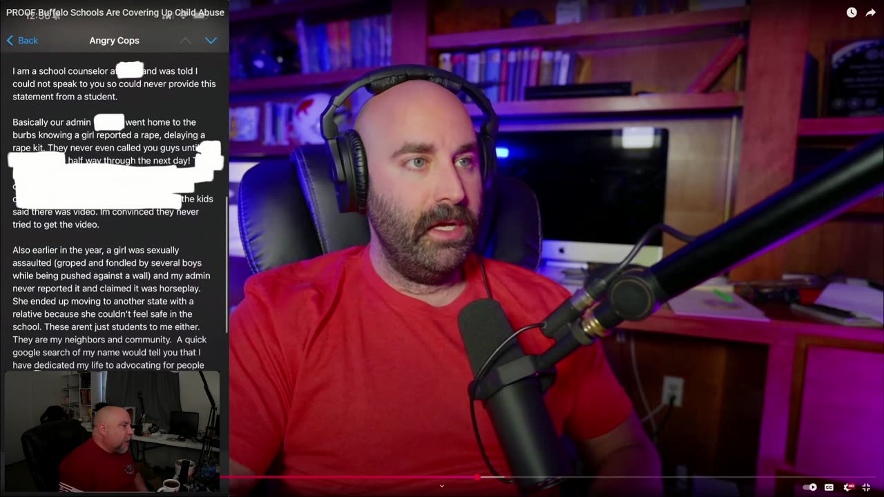 Reaction to Buffalo Public School-Detective "Angry Cops" Hy info from Unsubscribe Video 4MAY25