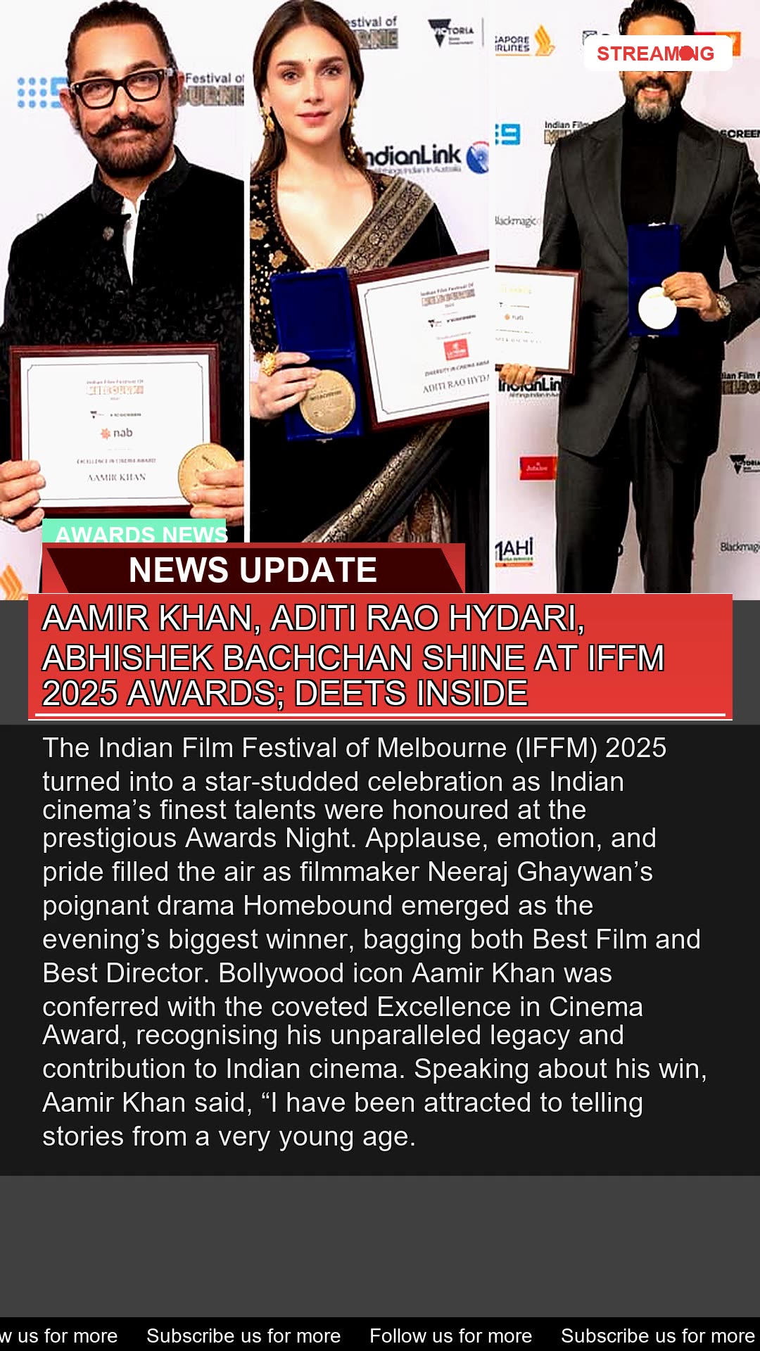 Aamir Khan Aditi Rao Hydari Abhishek Bachchan Sh