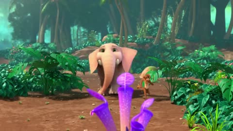Monkey and the elephant
