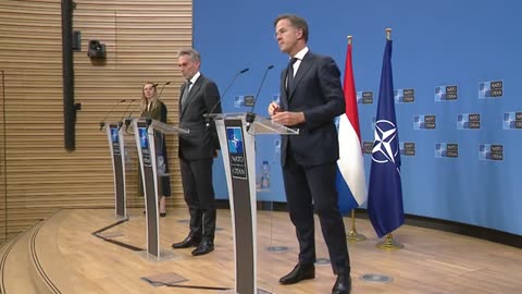 NATO Secretary General with the Prime Minister of the Netherlands Dick Schoof, 21 MAY 2025