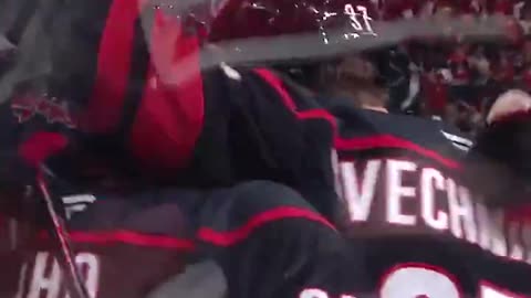 NHL - Seth Jarvis gets his first of the series to give the @Canes a two-goal lead! ✌️ #StanleyCup
