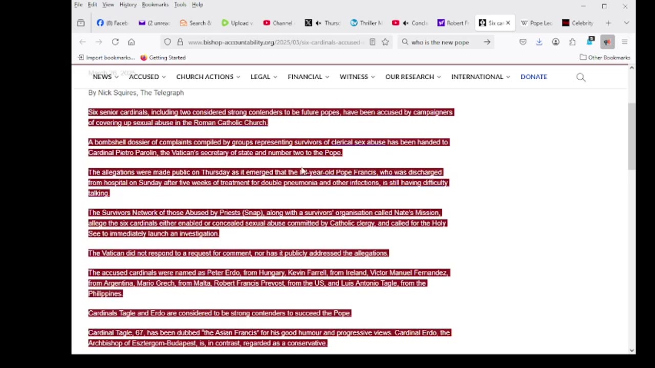 Pope Leo XIV exposed