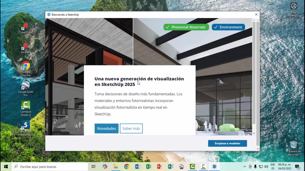 Software SketchUp 2025