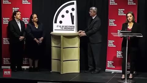 The DOOMS DAY clock is now 85 seconds to midnight… the nearest it’s ever been to midnight.