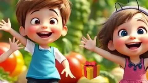 🥕 Let’s Dance with the Veggies! 🍅🕺 | Fun Healthy Moves for Kids