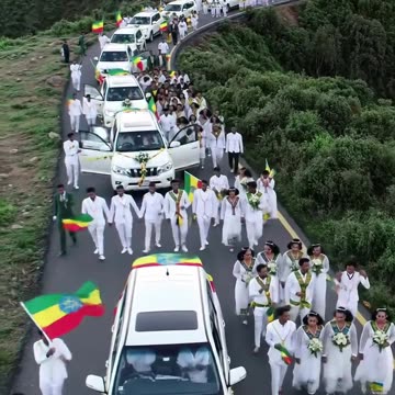 Wow! Ethiopian weddings are on a different level #EthiopianWedding