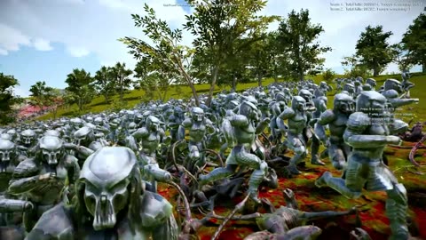 PREDATORS vs 4 MILLION Xenomorph Queen & Her Army! | Ultimate Epic Battle Simulator 2