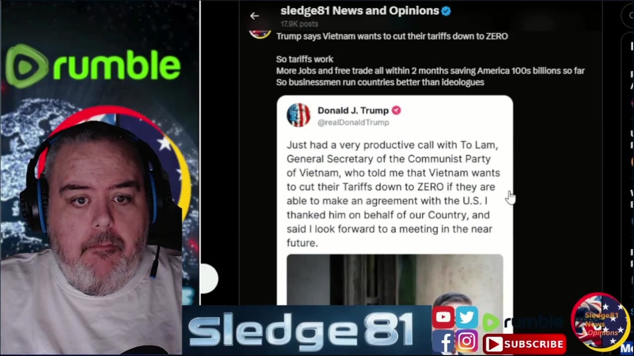 Trumps Tariffs already working with Vietnam