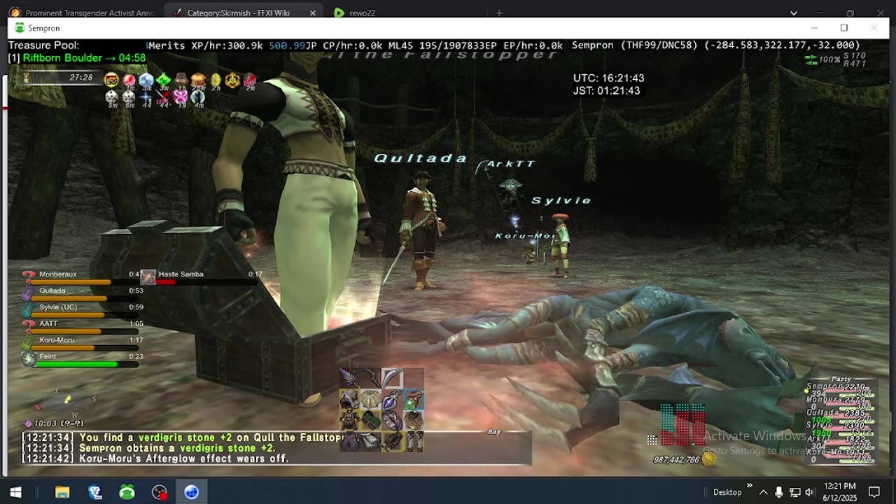 Playing Final Fantasy XI Online