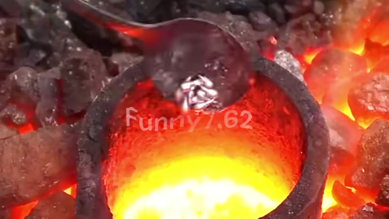 Casting Cheese Damascus out of Giant Cartridge