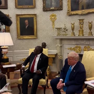 Trump Confronts South African President