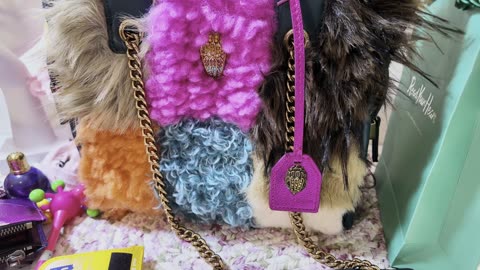 What’s in my Kurt Geiger London Hoxton Fur Patchwork Tote & Read Your Heart Jewelry. #whatsinmybag