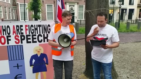 Free Tommy Robinson! Defend Freedom of Speech! Den Haag 29 mei 2018 4/4