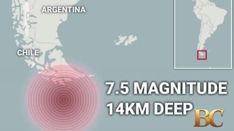 7.4 magnitude quake off Chile’s far south briefly triggers tsunami alert