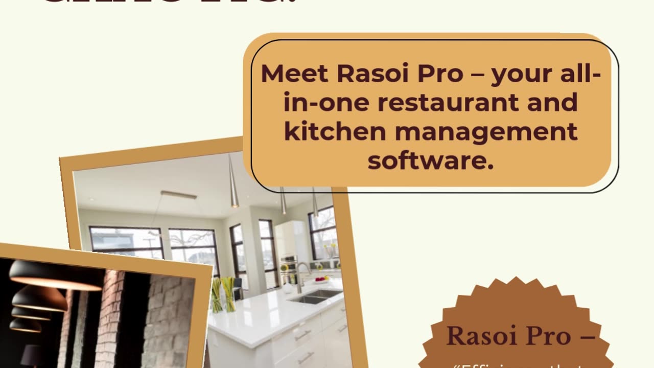 Rasoi Pro – Smart Restaurant POS & Management Software