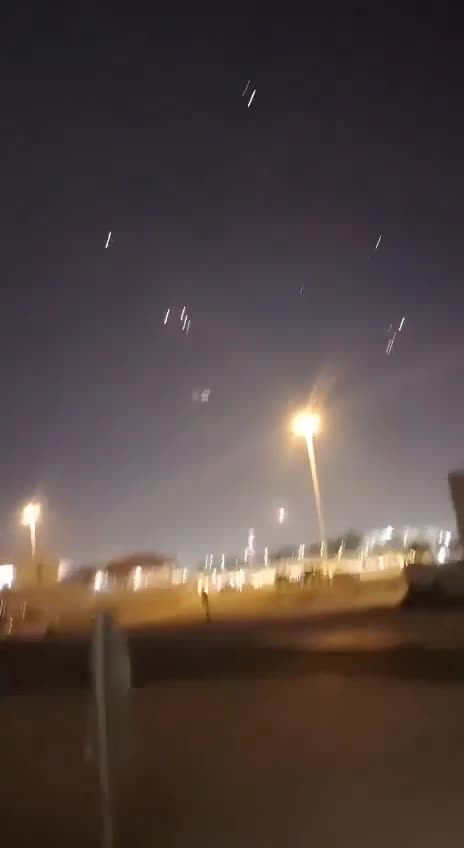 Explosions over Qatar