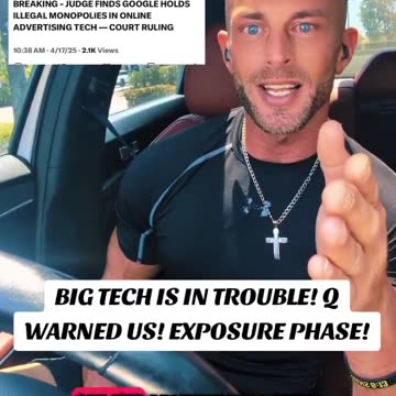 Get Ready. Big Tech is about to fall.