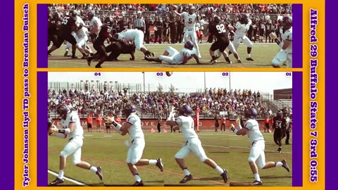 Prototype 427: Alfred's Tyler Johnson 11yd TD pass to Brendan Buisch vs Buffalo State