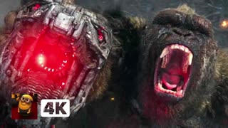Godzilla vs. Kong (2021) 4K - Kong vs. Mechagodzilla _ Movieclips
