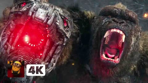 Godzilla vs. Kong (2021) 4K - Kong vs. Mechagodzilla _ Movieclips