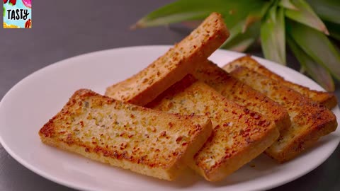 American Street Food - Butter Garlic Toast Recipe